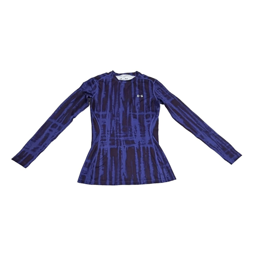 Under Armour Coldgear Shirt Womens Size Small Purple Long Sleeve Fitted